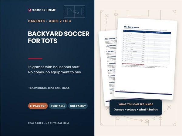 Cover image for the Backyard Soccer for Tots from Soccer Home