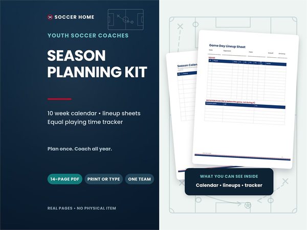 Cover image for the Season Planning Kit from Soccer Home
